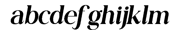 VONZA REGALIA ITALIC Regular FONT