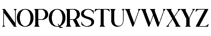 VONZA REGALIA Regular Font UPPERCASE