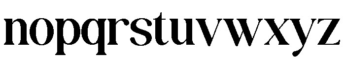 VONZA REGALIA Regular Font LOWERCASE