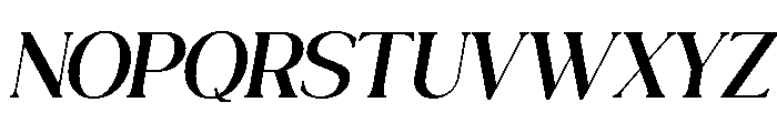VONZAREGALIAITALIC-Regular Font UPPERCASE