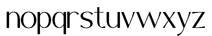 VOSAGE-Regular Font LOWERCASE