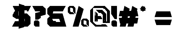 VOXEN Regular Font OTHER CHARS