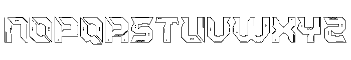 VOXEN Regular Font LOWERCASE