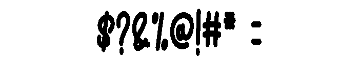 Vocation Halloween Font OTHER CHARS
