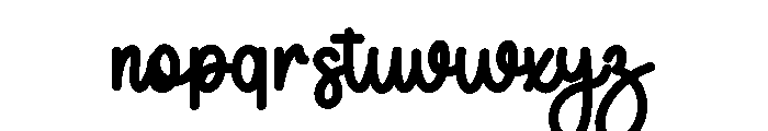 Vocation Halloween Font LOWERCASE