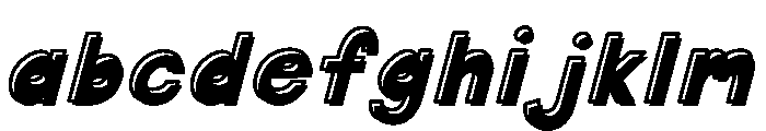 Vodka Soda Outline Shadow Ital FONT