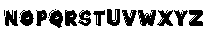 Vodka Soda Outline Shadow Font UPPERCASE