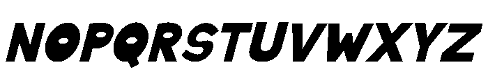 Vodka Soda Solid Italic Font UPPERCASE