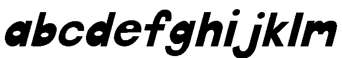 Vodka Soda Solid Italic FONT