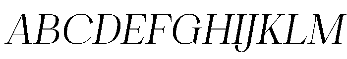 Voices Miracle Italic Font UPPERCASE