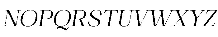 Voices Miracle Italic Font UPPERCASE