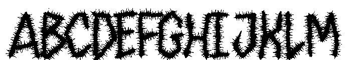 Void Briar Font UPPERCASE