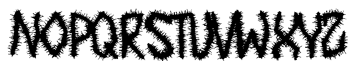 Void Briar Font UPPERCASE