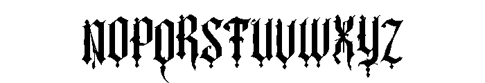 Void Gothic Font UPPERCASE