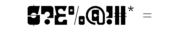 Void Load Regular Font OTHER CHARS
