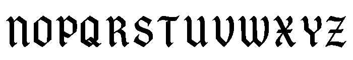 Void Regular Font LOWERCASE