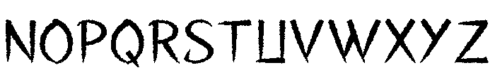Void Scrawl Regular Font UPPERCASE