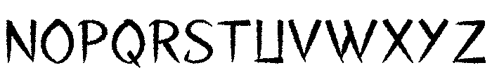 Void Scrawl Regular Font LOWERCASE