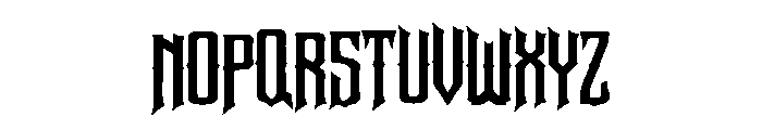 Voidforge Blacklette Font UPPERCASE