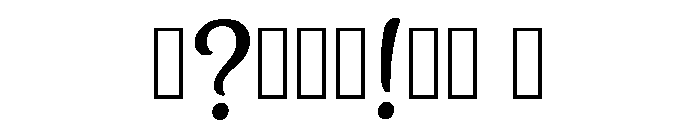 Vok Regular Font OTHER CHARS