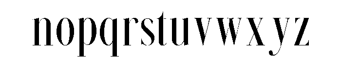 Voklore Font LOWERCASE