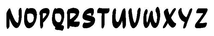 Volcazo Comic Regular Font LOWERCASE