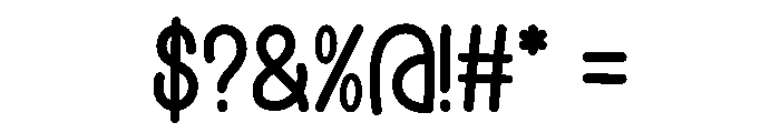 Volga River Regular Font OTHER CHARS
