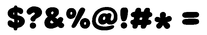 Volly Muncho Regular Font OTHER CHARS