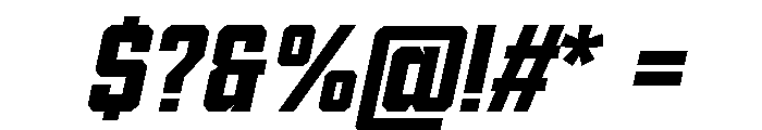 Voltera Bold Italic Font OTHER CHARS