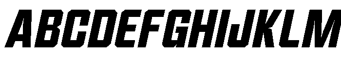Voltera Bold Italic Font UPPERCASE