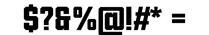 Voltera Bold Font OTHER CHARS