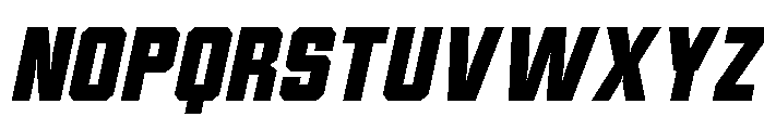 Voltera Extra Bold Italic Font UPPERCASE