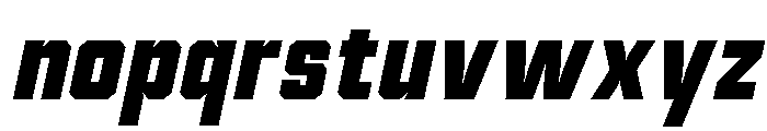 Voltera Extra Bold Italic Font LOWERCASE