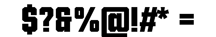 Voltera Extra Bold Font OTHER CHARS