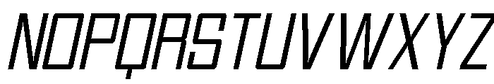 Voltera Extra Light Italic Font UPPERCASE