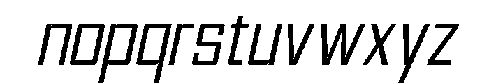 Voltera Extra Light Italic Font LOWERCASE