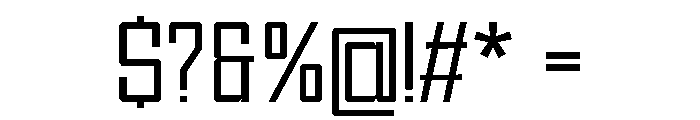 Voltera Extra Light Font OTHER CHARS