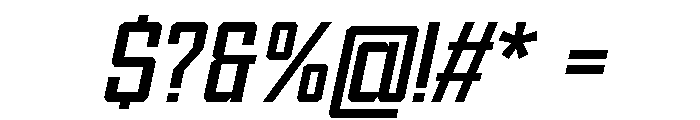 Voltera Italic Font OTHER CHARS