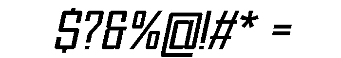 Voltera Light Italic Font OTHER CHARS
