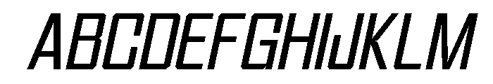 Voltera Light Italic Font UPPERCASE