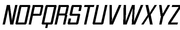 Voltera Light Italic Font UPPERCASE