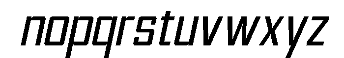 Voltera Light Italic Font LOWERCASE