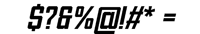 Voltera Medium Italic Font OTHER CHARS