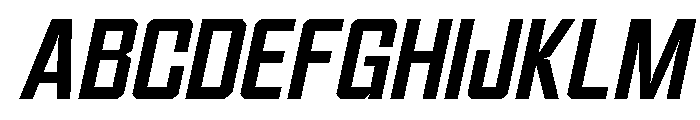 Voltera Medium Italic Font UPPERCASE