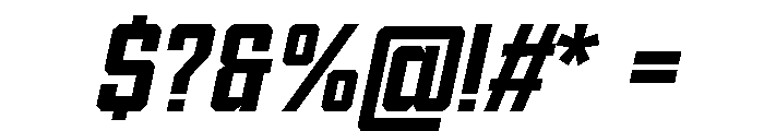 Voltera Semi Bold Italic Font OTHER CHARS
