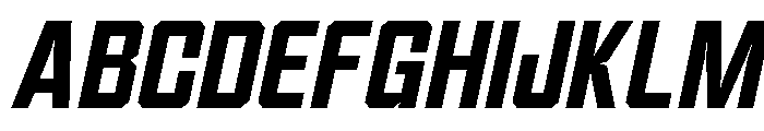 Voltera Semi Bold Italic Font UPPERCASE