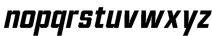 Voltera Semi Bold Italic Font LOWERCASE