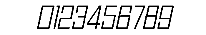 Voltera Thin Italic Font OTHER CHARS
