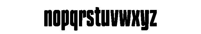 VolterraRegular Font LOWERCASE
