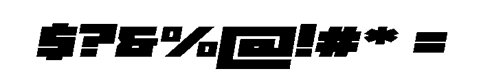 Voltpace Regular Font OTHER CHARS